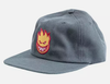 Spitfire Lil Bighead Hat Twill Charcoal Orange Strapback