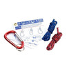 Pro-Knot Tying Kit Carabiner and Rope Knot Red