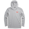 Catch Fish Gatored Hood Longsleeve UPF Grey