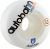 AUTOBAHN DUAL DUROMETER ULTRA 53mm WHT CLR Skateboard Wheels