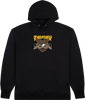 THRASHER ANTI-HERO EAGLEGRAM HOODIE LARGE BLK