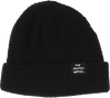 THE HEATED WHEEL STACKED BEANIE BLACK