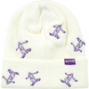 THRASHER GONZ PATTERN BEANIE WHITE