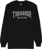 THRASHER LOW LOW LOGO LS SMALL BLACK