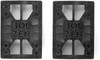 Bolzen Riser Pad Set 12 Degree Black 3/4--1/4