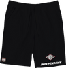 INDEPENDENT BTG SHEAR SWEAT SHORTS XLARGE BLACK