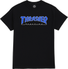 THRASHER OUTLINE SS TSHIRT LARGE  BLACK/BLUE