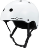 PROTEC CERTIFIED  LOW PRO HELMET S/MEDIUM GLOSS TSHIRT WHITE