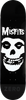 ZERO MISFITS FIEND SKULL SKATEBOARD DECK-8.0 BLK/WHT