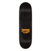 Creature Logo Outline Stumps Skateboard Deck Orange Black 8.8 x 32