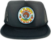 HAPPY HOUR SKULL AND ROSES HAT ADJ-BLACK