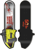 MADRID TCM LTD CHAINSAW 50TH SKATEBOARD DECK-11.25X32.37