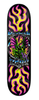 Zero Burman Chrome Skateboard Deck Black Yellow 8.5