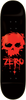 ZERO BLOOD SKULL SKATE DECK-8.0 BLK/RED