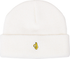 KROOKED SHMOO CUFF BEANIE WHT/YEL