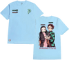 PRIMITIVE NEZUKO KAMADO SS TSHIRT LARGE  POWDER BLU