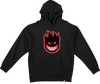SPITFIRE BIGHEAD FILL HOODIE SMALL-BLK/BLK/RED/WHT