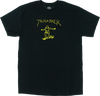 THRASHER GONZALES SS TSHIRT XLARGE BLACK/YEL