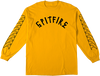 Spitfire Gonz Shmoo Longsleeve Tshirt Gold Black Small