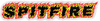 SPITFIRE FLAMES SCRIPT STICKER MINI