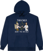 THRASHER TOY MACHINE BTH HOODIE SWEATSHIRT SMALL-NAVY