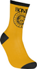 Bones Pushing Up Daisies Socks Gold Black One Size