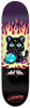 Santa Cruz Asta Space Kitten VX Skateboard Deck Black Purple 8.0x30.5