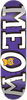 MEOW LOGO SKATEBOARD DECK-8.0 PURPLE