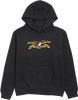 ANTI HERO EAGLE YOUTH HOODIE SMALL-CHARCOAL HEATHER/BLK