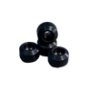 Social Fingerboard Classics Wheels Black 7mm w Bearings (4pack)