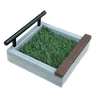 Social Fingerboard Planter Rail Block Grass Obstacle Grey 6x6
