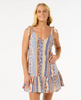 Rip Curl San Carlos Cover Up Dress Womens Blue Brown S