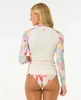 Rip Curl Cala Vadella Surf Rashguard UPF50 Longsleeve Bone