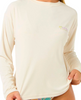 Rip Curl Cala Vadella Surf Rashguard UPF50 Longsleeve Bone