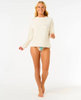 Rip Curl Cala Vadella Surf Rashguard UPF50 Longsleeve Bone