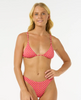 Rip Curl Shell Cove Sliding Tri Swim Top Womens Red