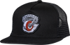 SPITFIRE BURNOUT MESH HAT ADJ-BLACK/WHITE/RED