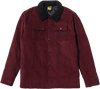 KROOKED SKRIPT JACKET JACKET XLARGE BURGUNDY