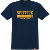 SPITFIRE ARSON DEPT. SS TSHIRT SMALL-NAVY/GOLD