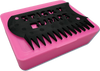 STICKY BUMPS WAX BOX & COMB PINK/BLK