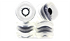 SHARK RYAN ORELL 60mm 78a CLEAR/BLK WHEELS SET WHEELS SET