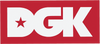 DGK CLASSIC WHITE/RED STICKER SINGLE