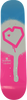 BLUEPRINT SPRAY HEART SKATEBOARD DECK 7.0 PINK/BLUE