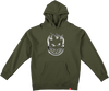 SPITFIRE CHROME BIGHEAD HOODIE SMALL ARMY
