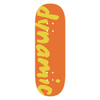 Dynamic Fingerboard Deck Logo Orange Yellow 32mm