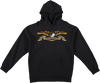 ANTI HERO EAGLE HOODIE SWEATSHIRT SMALL BLK/BLK/MULTI