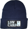 LOWCARD OG LOGO PATCH BEANIE NAVY