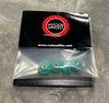 Wysocki Skate Wides Fingerboard Wheels Clear Teal 7.5mm60d