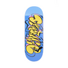 Dynamic Scribble Logo Fingerboard Deck Blue Yellow 33.75x95 Low