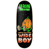 Heroin Pumpkin Spice Wide Boy Skate Deck Black Orange 10.75x32